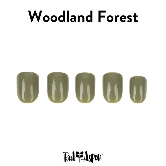 Red Aspen Nail Dashes | Woodland Forest - Picture 2 of 5